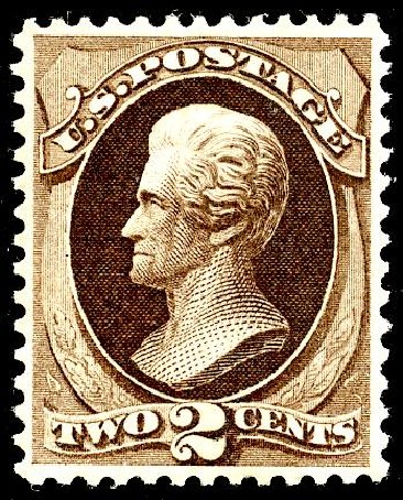 US Stamps Prices Scott 157 - 2c 1873 Jackson Continental. Matthew Bennett International, May 2008, Sale 327, Lot 161