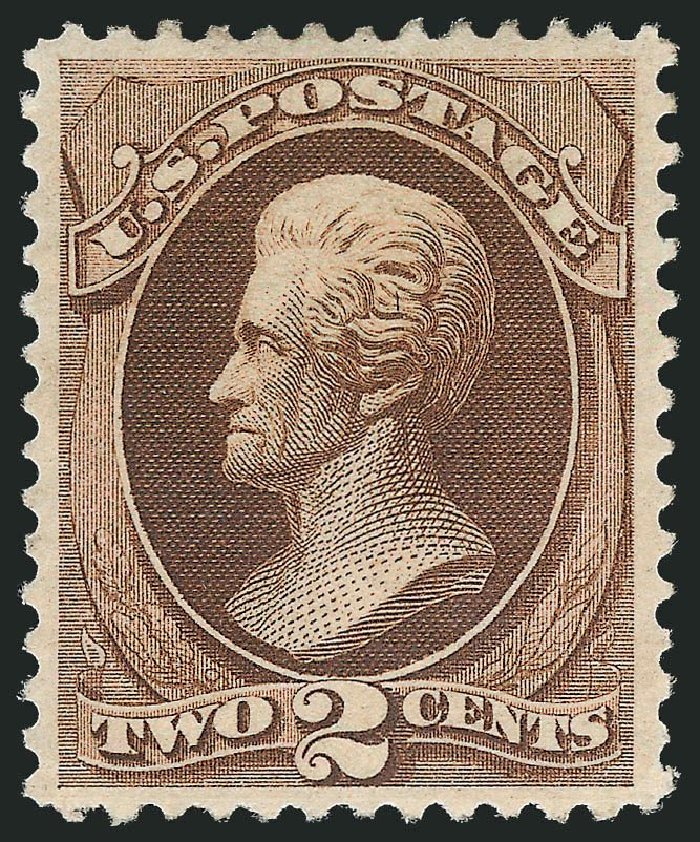 US Stamp Prices Scott Catalog # 157 - 1873 2c Jackson Continental. Robert Siegel Auction Galleries, Jul 2013, Sale 1050, Lot 294