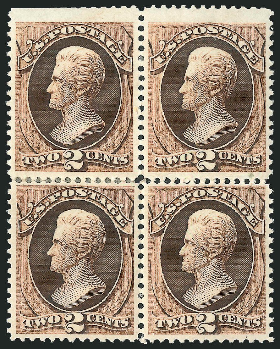 Cost of US Stamp Scott Catalog # 157: 2c 1873 Jackson Continental. Robert Siegel Auction Galleries, Mar 2012, Sale 1021, Lot 375