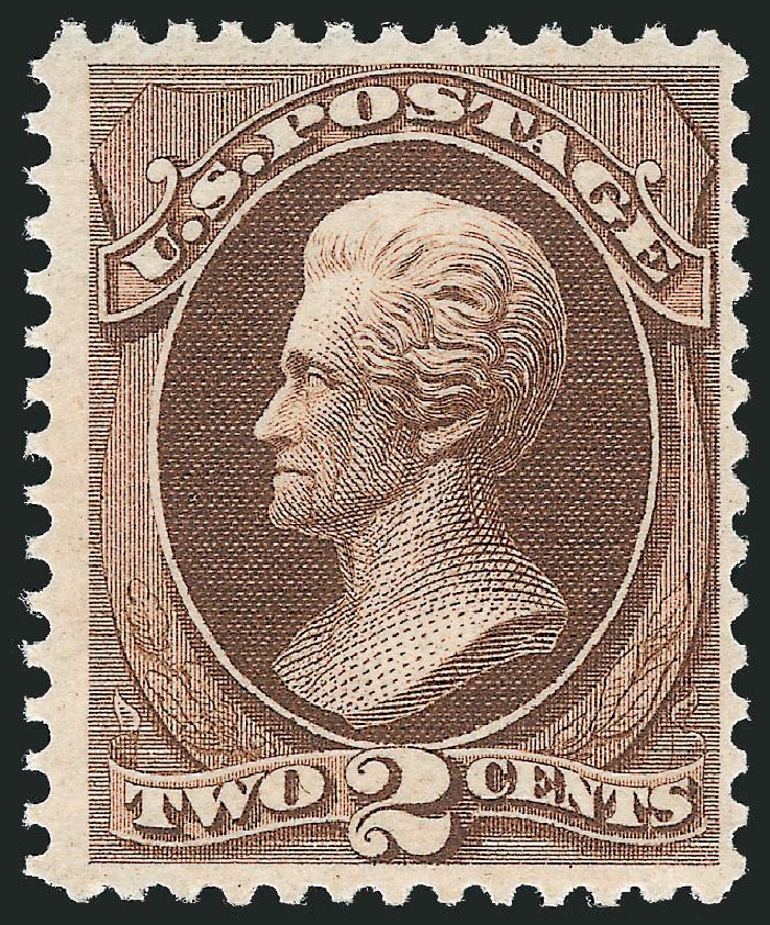 Costs of US Stamp Scott Catalog #157 - 2c 1873 Jackson Continental. Robert Siegel Auction Galleries, Dec 2012, Sale 1037, Lot 1732
