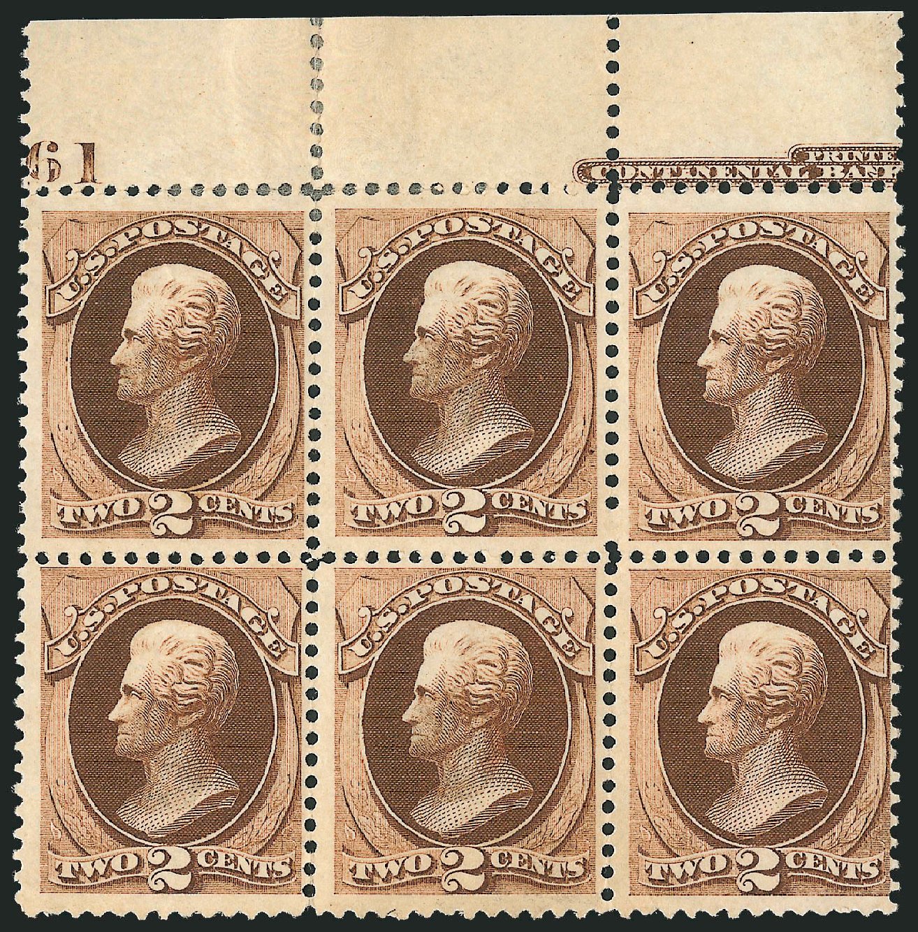 Cost of US Stamp Scott Catalog # 157 - 2c 1873 Jackson Continental. Robert Siegel Auction Galleries, Mar 2012, Sale 1021, Lot 376