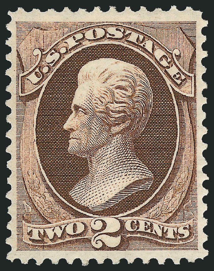 Price of US Stamps Scott #157: 1873 2c Jackson Continental. Robert Siegel Auction Galleries, Feb 2010, Sale 983, Lot 106