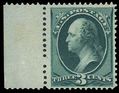 Cost of US Stamp Scott Catalog 158 - 1873 3c Washington Continental. Daniel Kelleher Auctions, Jun 2012, Sale 630, Lot 1387