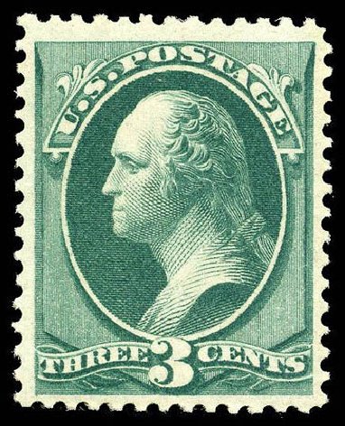 Prices of US Stamp Scott Catalog #158: 3c 1873 Washington Continental. Matthew Bennett International, Apr 2008, Sale 326, Lot 158