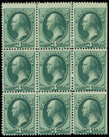 Cost of US Stamp Scott Catalog #158 - 1873 3c Washington Continental. Daniel Kelleher Auctions, Jul 2011, Sale 625, Lot 780