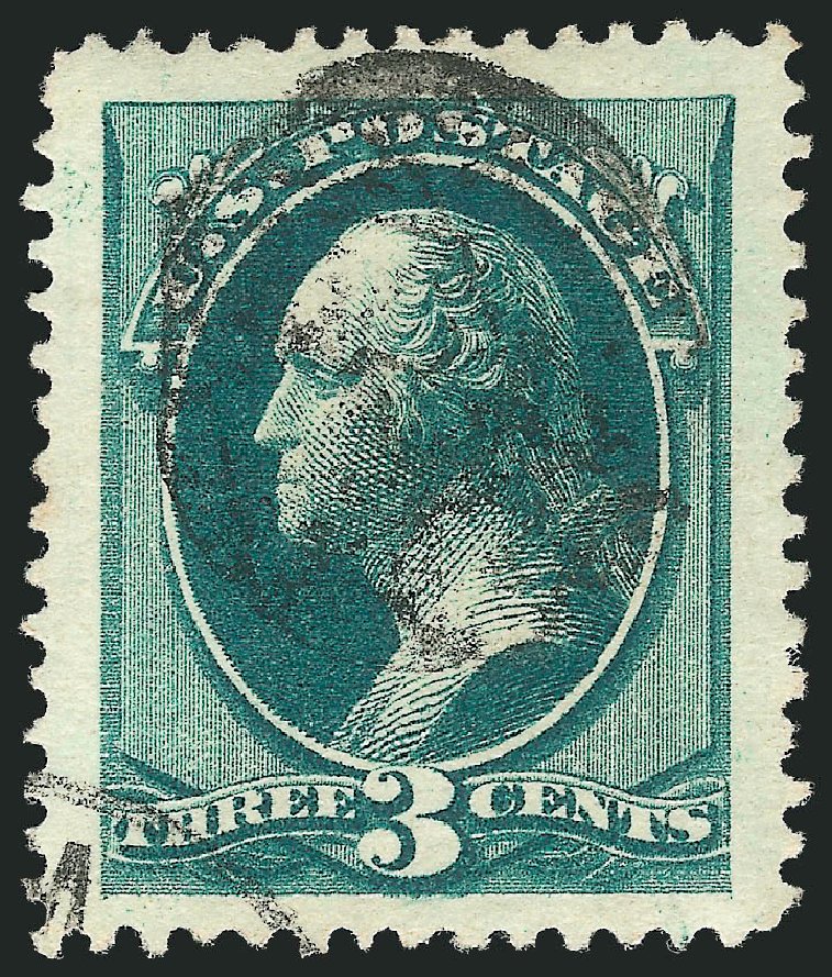 Value of US Stamp Scott 158: 1873 3c Washington Continental. Robert Siegel Auction Galleries, Nov 2012, Sale 1034, Lot 160