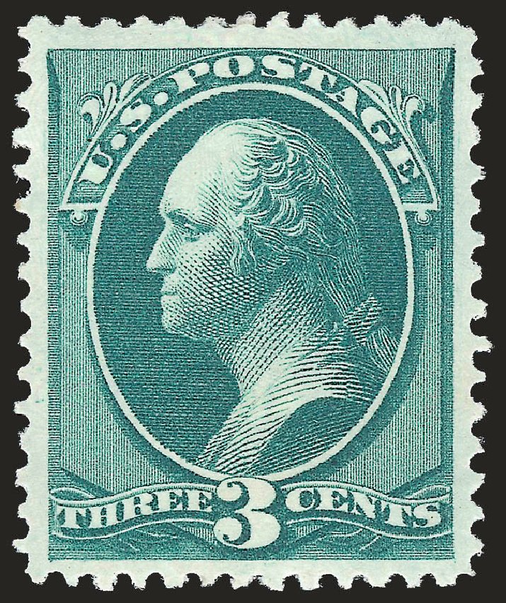 Prices of US Stamps Scott Cat. # 158 - 1873 3c Washington Continental. Robert Siegel Auction Galleries, Apr 2009, Sale 972, Lot 3161