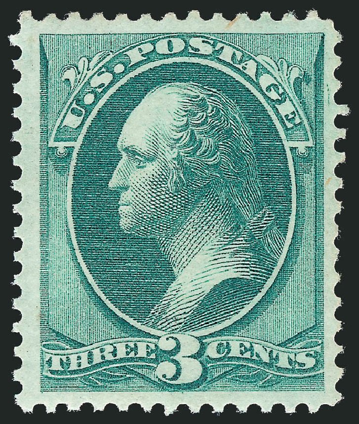 Cost of US Stamps Scott Catalogue # 158: 3c 1873 Washington Continental. Robert Siegel Auction Galleries, Oct 2010, Sale 997, Lot 5574