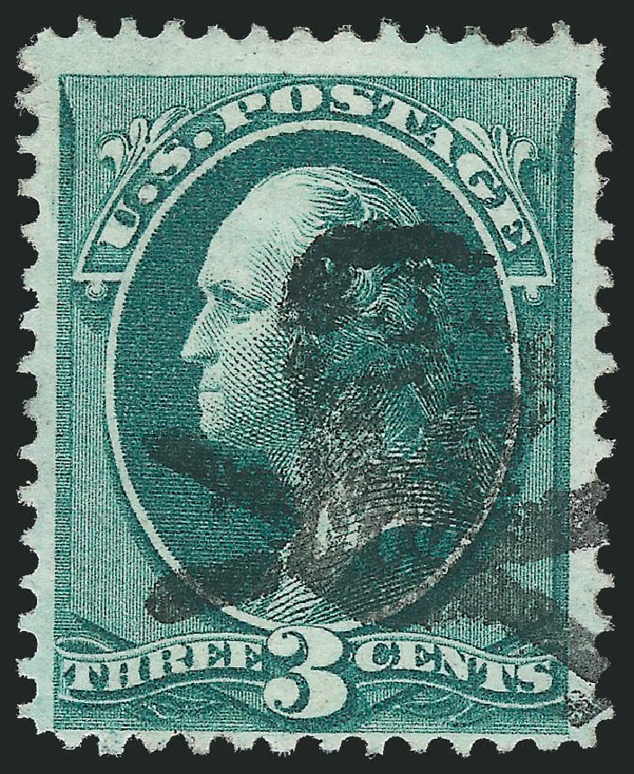 Cost of US Stamps Scott Catalogue # 158: 1873 3c Washington Continental. Robert Siegel Auction Galleries, Jun 2011, Sale 1011, Lot 543