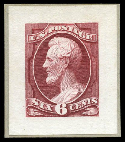 Values of US Stamps Scott Catalog # 159 - 6c 1873 Lincoln Continental. Matthew Bennett International, Mar 2011, Sale 335, Lot 37
