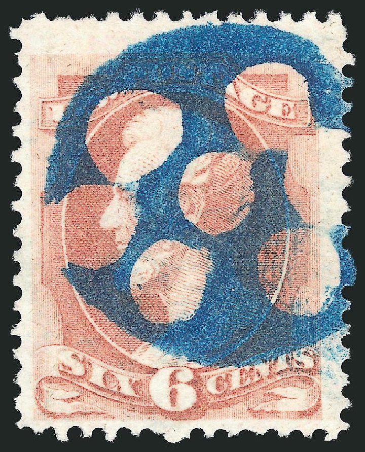 US Stamps Values Scott Catalog # 159: 1873 6c Lincoln Continental. Robert Siegel Auction Galleries, Jul 2013, Sale 1050, Lot 297