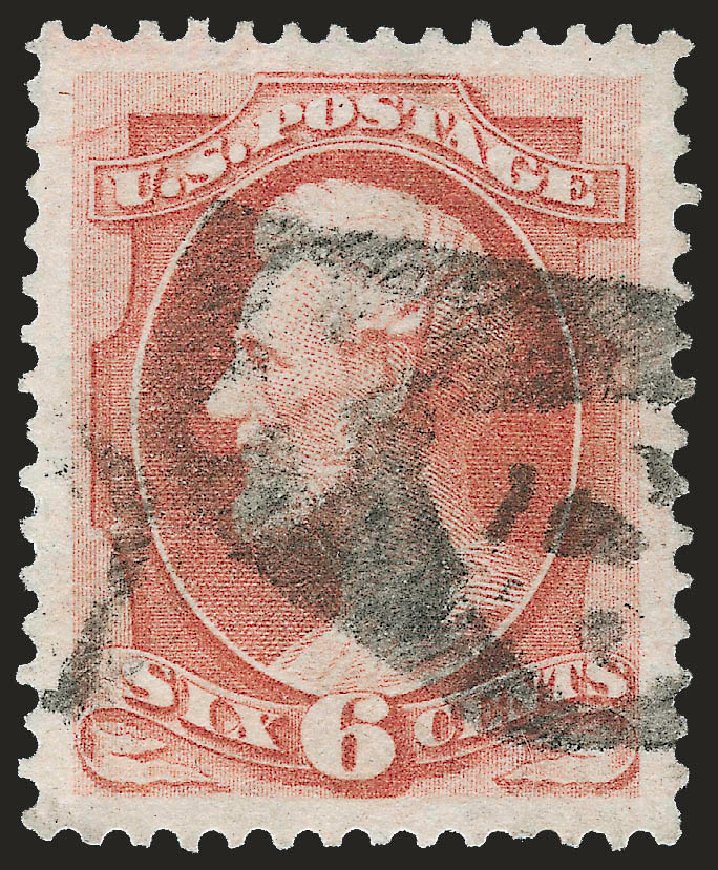 Prices of US Stamps Scott Catalog 159 - 1873 6c Lincoln Continental. Robert Siegel Auction Galleries, Sep 2009, Sale 976, Lot 1587