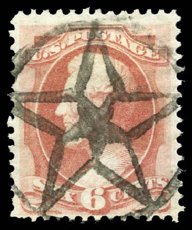 US Stamps Value Scott Catalogue # 159: 1873 6c Lincoln Continental. Matthew Bennett International, Mar 2011, Sale 335, Lot 118