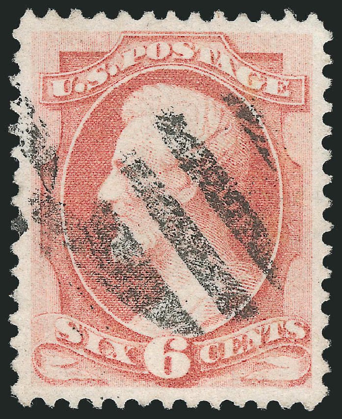 Costs of US Stamps Scott Catalogue #159 - 6c 1873 Lincoln Continental. Robert Siegel Auction Galleries, Oct 2012, Sale 1032, Lot 3259