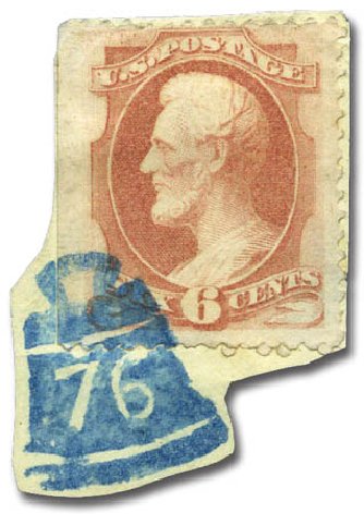 Values of US Stamps Scott #159 - 1873 6c Lincoln Continental. Matthew Bennett International, Mar 2011, Sale 335, Lot 91