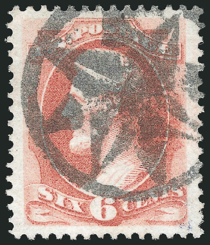 Price of US Stamps Scott Catalogue #159 - 1873 6c Lincoln Continental. Robert Siegel Auction Galleries, Sep 2012, Sale 1027, Lot 71