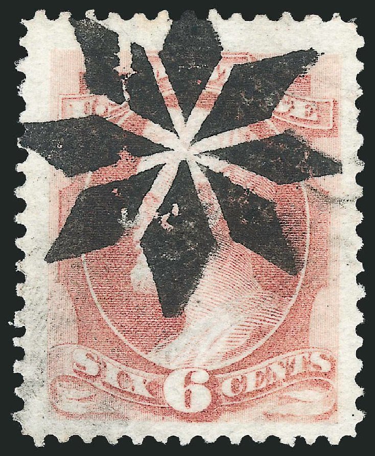 US Stamp Price Scott Catalogue #159 - 1873 6c Lincoln Continental. Robert Siegel Auction Galleries, Jul 2013, Sale 1050, Lot 295