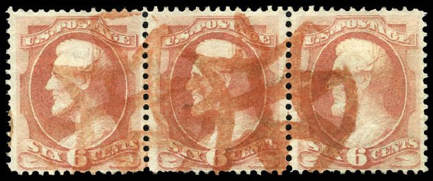 Cost of US Stamps Scott Catalog 159 - 6c 1873 Lincoln Continental. Matthew Bennett International, Mar 2011, Sale 335, Lot 113
