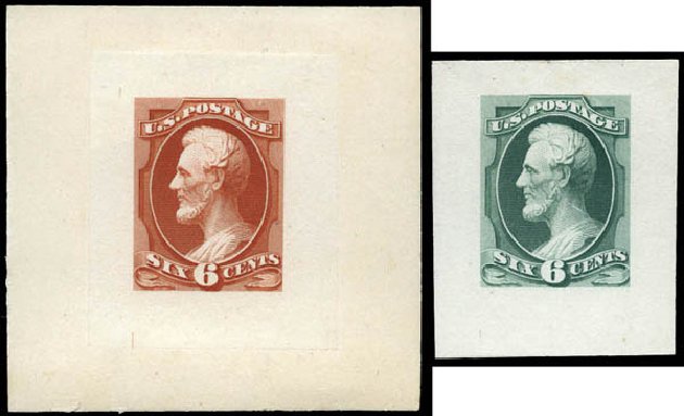 US Stamps Values Scott Catalog #159: 6c 1873 Lincoln Continental. Matthew Bennett International, Mar 2011, Sale 335, Lot 43