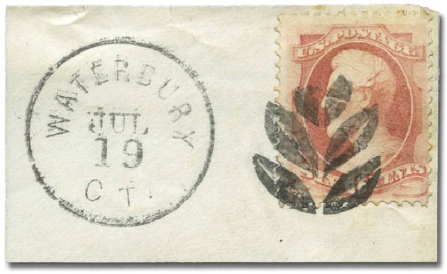 Costs of US Stamp Scott Cat. # 159: 6c 1873 Lincoln Continental. Matthew Bennett International, Mar 2011, Sale 335, Lot 96