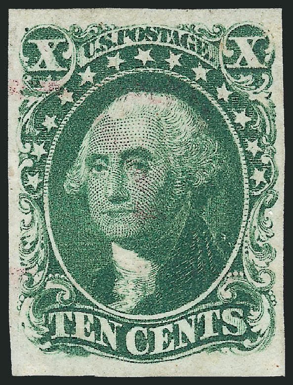 US Stamp Price Scott Catalogue # 16 - 10c 1855 Washington. Robert Siegel Auction Galleries, Jul 2013, Sale 1050, Lot 117