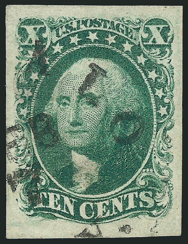 US Stamp Prices Scott Catalogue 16 - 10c 1855 Washington. Robert Siegel Auction Galleries, Nov 2014, Sale 1084, Lot 3077