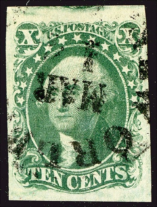 US Stamps Price Scott Catalogue 16: 1855 10c Washington. Spink Shreves Galleries, Jan 2014, Sale 146, Lot 167