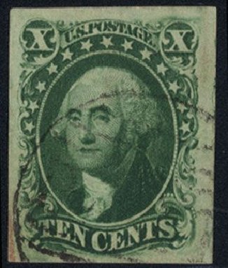 Price of US Stamps Scott Catalogue # 16: 10c 1855 Washington. Cherrystone Auctions, Mar 2008, Sale 200803, Lot 58
