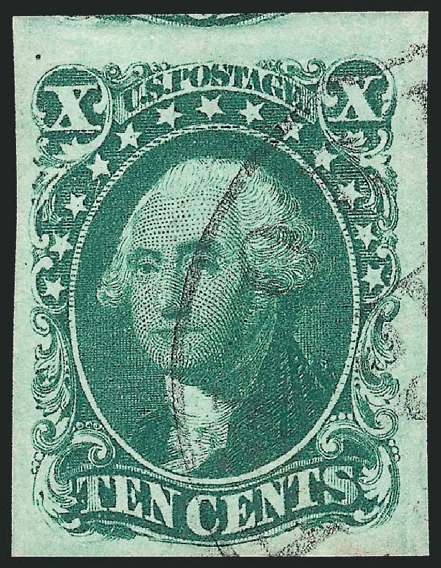 Costs of US Stamps Scott 16 - 1855 10c Washington. Robert Siegel Auction Galleries, Oct 2010, Sale 997, Lot 5198