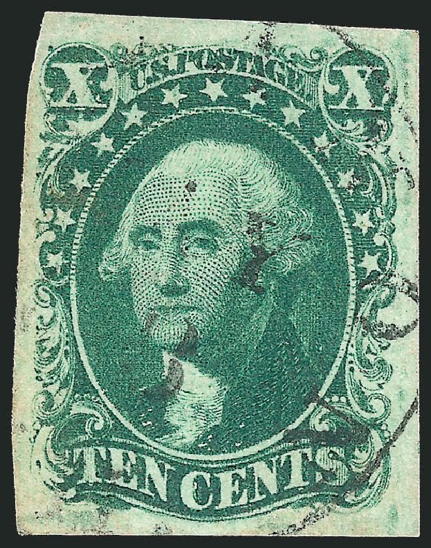 Prices of US Stamps Scott Catalogue 16: 1855 10c Washington. Robert Siegel Auction Galleries, Nov 2012, Sale 1034, Lot 39