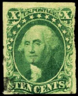 Value of US Stamps Scott Cat. 16: 10c 1855 Washington. Harmer-Schau Auction Galleries, Feb 2012, Sale 92, Lot 810