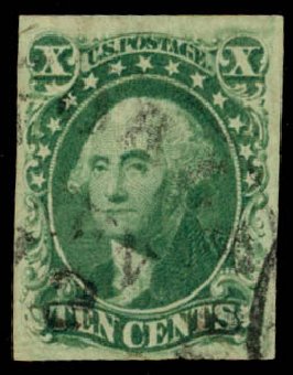 Costs of US Stamps Scott Cat. #16: 1855 10c Washington. Daniel Kelleher Auctions, May 2014, Sale 653, Lot 2070
