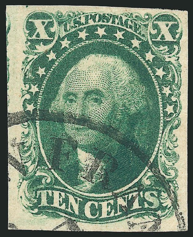 Values of US Stamp Scott Cat. 16: 10c 1855 Washington. Robert Siegel Auction Galleries, Apr 2014, Sale 1068, Lot 40