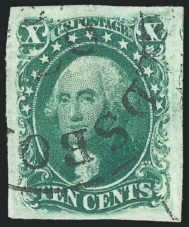 US Stamps Prices Scott Catalogue 16 - 1855 10c Washington. Robert Siegel Auction Galleries, Sep 2009, Sale 976, Lot 1181