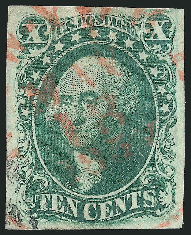 US Stamp Prices Scott 16 - 10c 1855 Washington. Robert Siegel Auction Galleries, Dec 2009, Sale 982, Lot 5091