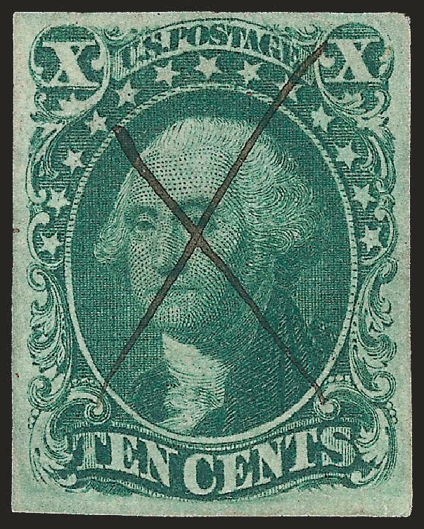 Values of US Stamp Scott Cat. #16 - 1855 10c Washington. Robert Siegel Auction Galleries, Jun 2010, Sale 992, Lot 2061