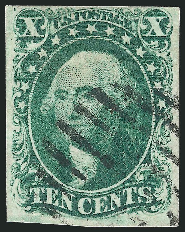 Cost of US Stamp Scott Cat. # 16: 1855 10c Washington. Robert Siegel Auction Galleries, Oct 2011, Sale 1014, Lot 1074
