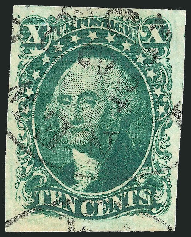 US Stamp Value Scott Catalog # 16 - 10c 1855 Washington. Robert Siegel Auction Galleries, Mar 2014, Sale 1067, Lot 914