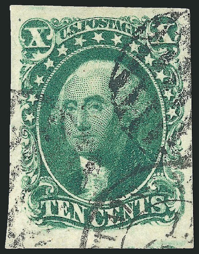 Price of US Stamp Scott Catalogue #16: 10c 1855 Washington. Robert Siegel Auction Galleries, Sep 2009, Sale 976, Lot 1184