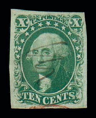 US Stamps Prices Scott Catalog # 16 - 10c 1855 Washington. Matthew Bennett International, Jun 2007, Sale 319, Lot 1075