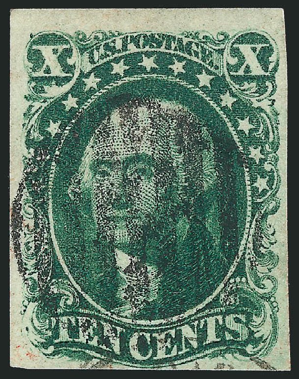 Value of US Stamps Scott Catalogue #16 - 10c 1855 Washington. Robert Siegel Auction Galleries, Nov 2013, Sale 1061, Lot 3395