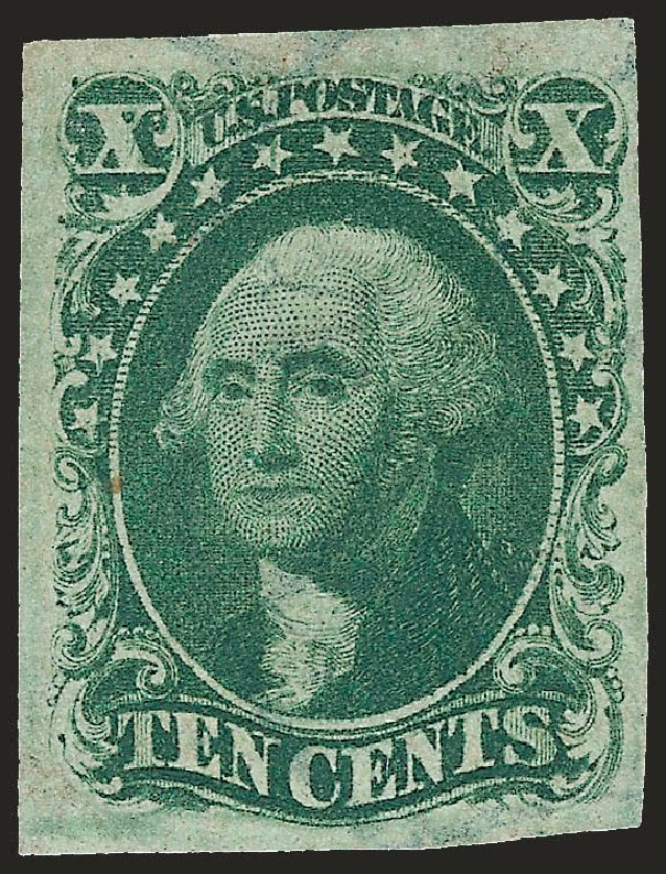 Values of US Stamp Scott Catalog #16 - 10c 1855 Washington. Robert Siegel Auction Galleries, Dec 2008, Sale 967, Lot 4105