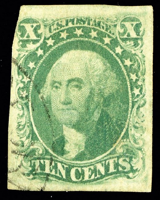 US Stamps Price Scott 16: 1855 10c Washington. Spink Shreves Galleries, May 2014, Sale 148, Lot 35