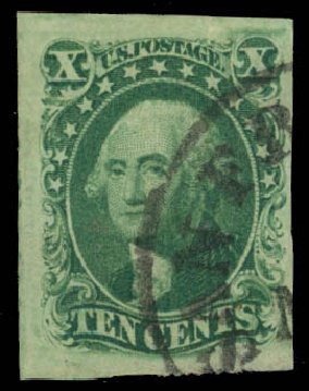 Cost of US Stamps Scott Catalogue # 16 - 10c 1855 Washington. Daniel Kelleher Auctions, Sep 2014, Sale 655, Lot 162