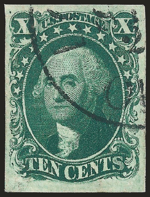 US Stamps Price Scott Catalog # 16 - 1855 10c Washington. Robert Siegel Auction Galleries, Jun 2010, Sale 992, Lot 2062