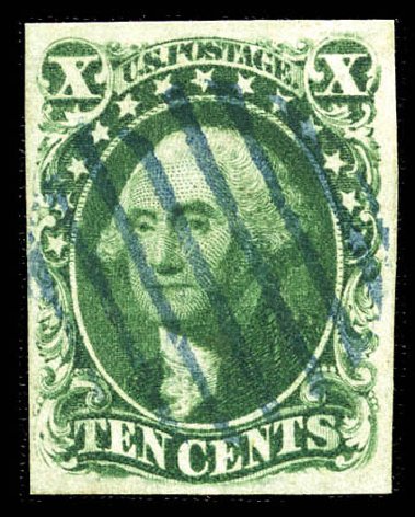 Cost of US Stamp Scott Catalog 16 - 10c 1855 Washington. Matthew Bennett International, Feb 2012, Sale 340, Lot 93