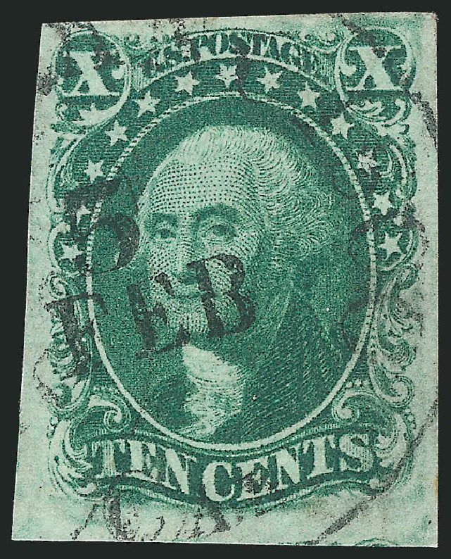 Values of US Stamps Scott Cat. 16 - 10c 1855 Washington. Robert Siegel Auction Galleries, Oct 2012, Sale 1033, Lot 4013