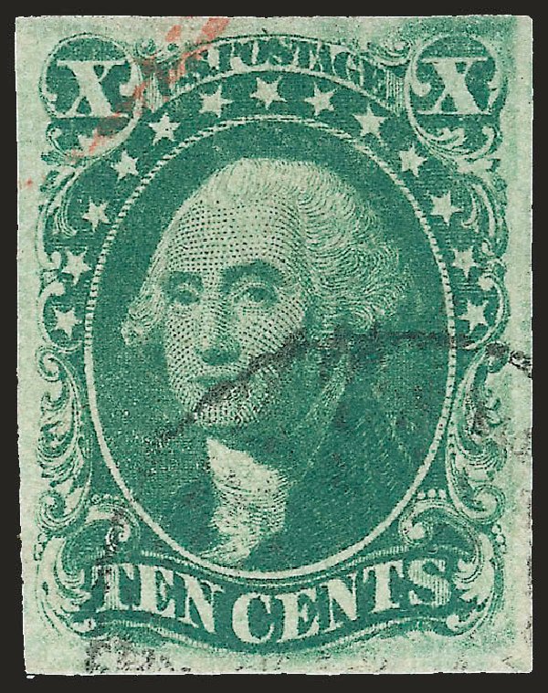 US Stamp Prices Scott Catalog 16: 1855 10c Washington. Robert Siegel Auction Galleries, Sep 2009, Sale 976, Lot 1183