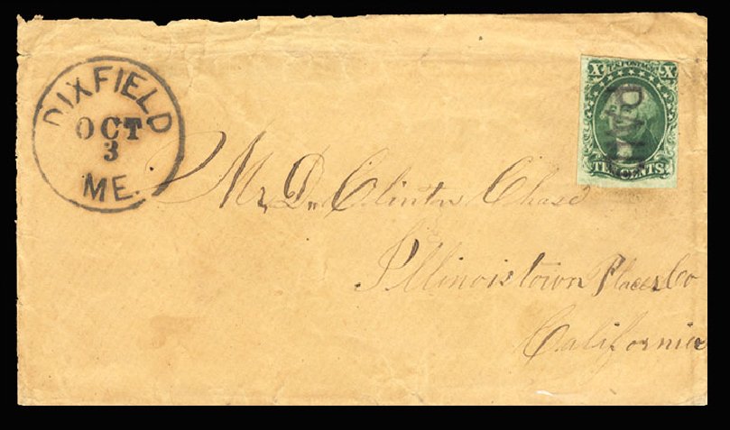 Costs of US Stamps Scott Cat. # 16: 10c 1855 Washington. Cherrystone Auctions, May 2013, Sale 201305, Lot 26