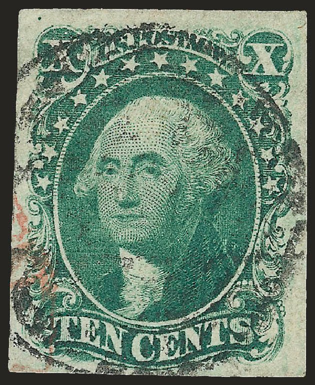 Value of US Stamps Scott Catalog 16: 10c 1855 Washington. Robert Siegel Auction Galleries, Sep 2009, Sale 976, Lot 1186